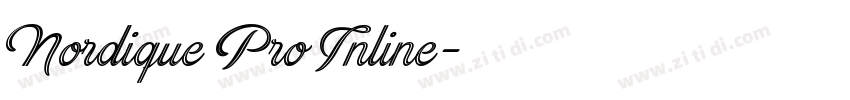 Nordique Pro Inline字体转换